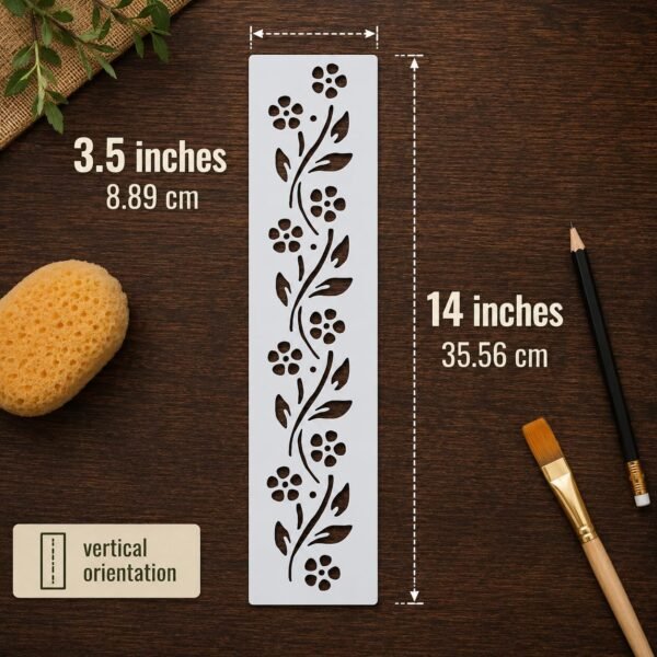 Flower Border 1 Stencil 2