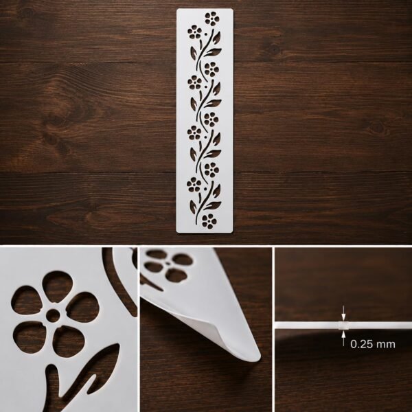 Flower Border 1 Stencil 8