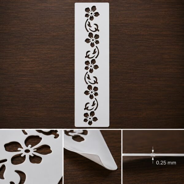 Flower Border 2 Stencil 8