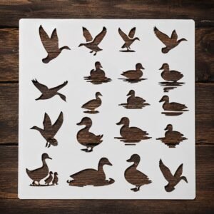 Flying Duck Stencil