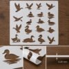 Flying Duck Stencil 8