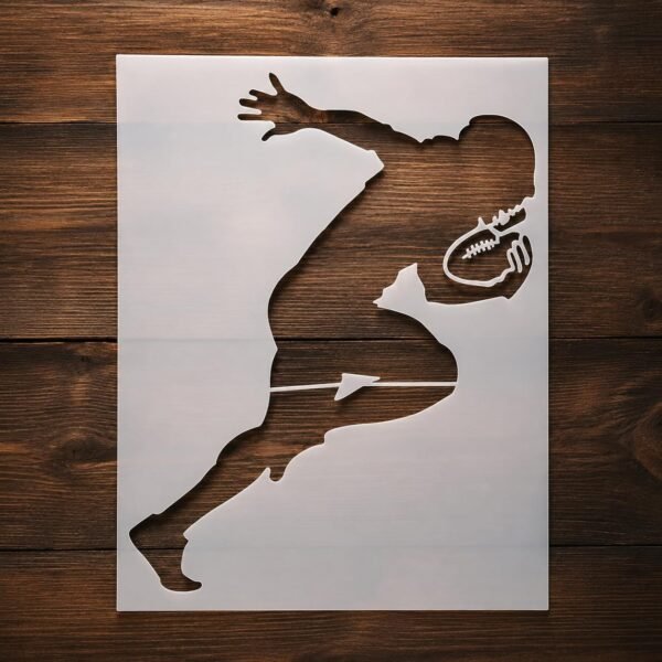 Football Player Stencil