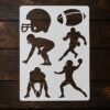 Football Stencil