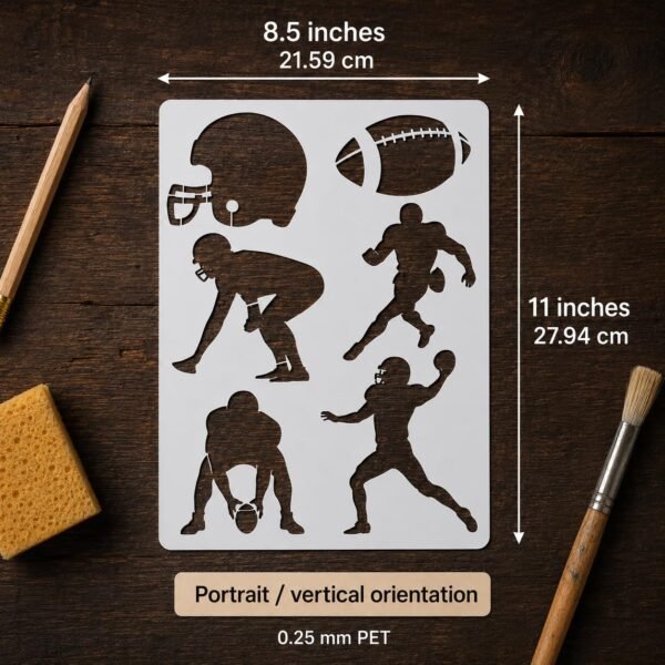 Football Stencil 2