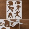 Football Stencil 8