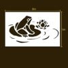 Frog Stencil 3
