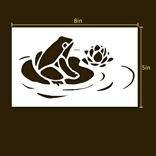 Frog Stencil 3