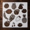 Fruits Stencil