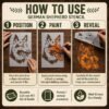 German Shepherd Stencil 4