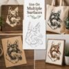 German Shepherd Stencil 5