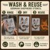 German Shepherd Stencil 6
