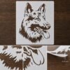 German Shepherd Stencil 8