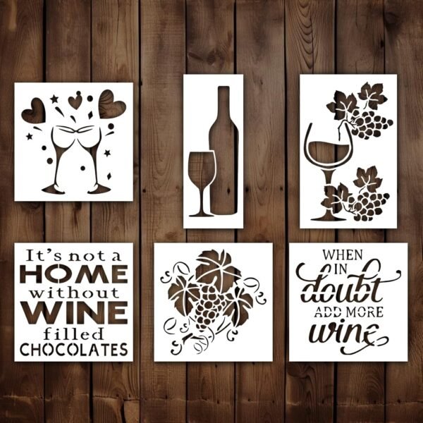 Grape Vine Stencil
