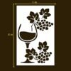 Grape Vine Stencil 3