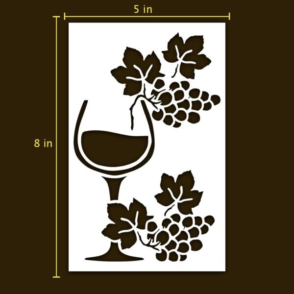 Grape Vine Stencil 3