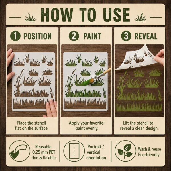 Grass Stencil 4
