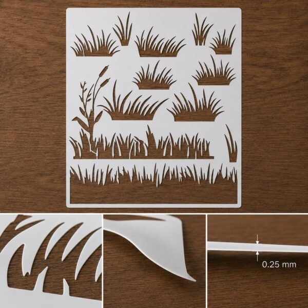 Grass Stencil 8