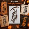 Grim Reaper Stencil 5