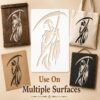 Grim Reaper Stencil 5