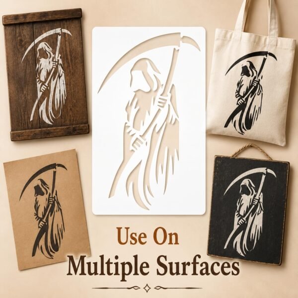 Grim Reaper Stencil 5