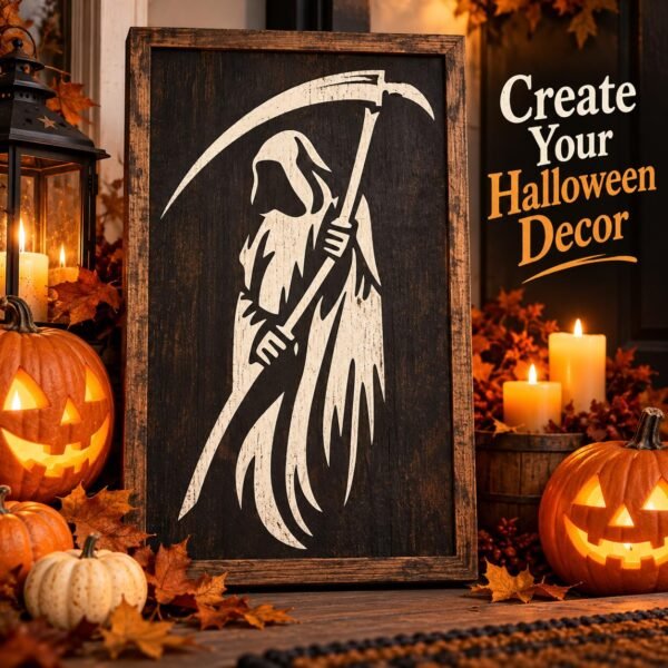Grim Reaper Stencil 7