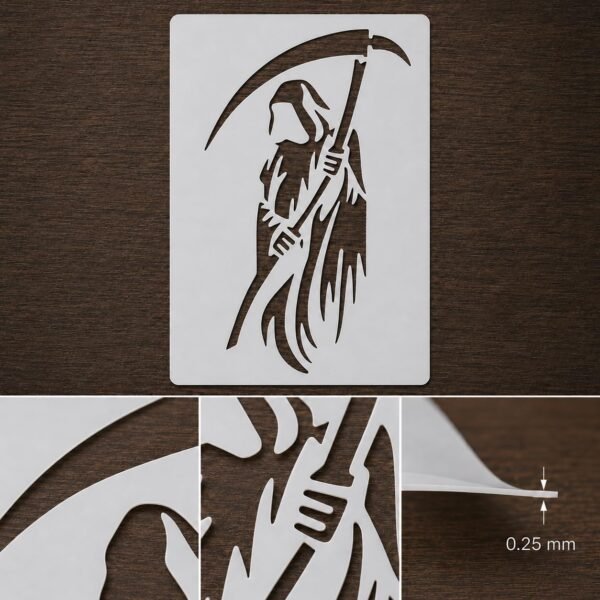 Grim Reaper Stencil 8