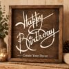 Happy Birthday Stencil 7