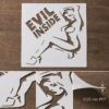 Lady Evil Inside Stencil 8