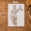 Lady Justice Stencil 2