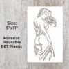 Lady Stencil 4
