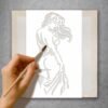 Lady Stencil 6