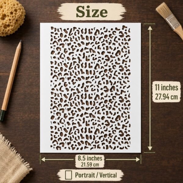 Leopard Print Stencil 2