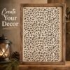 Leopard Print Stencil 7