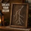 Lightning Bolt Stencil 7