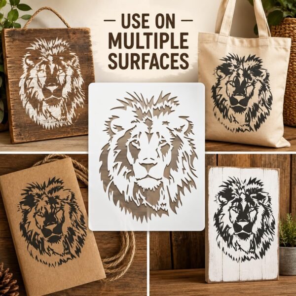 Lion Stencil 5