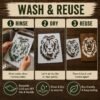Lion Stencil 6