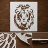 Lion Stencil 8