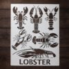 Lobster Stencil