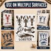 Lobster Stencil 5