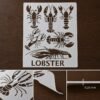 Lobster Stencil 8