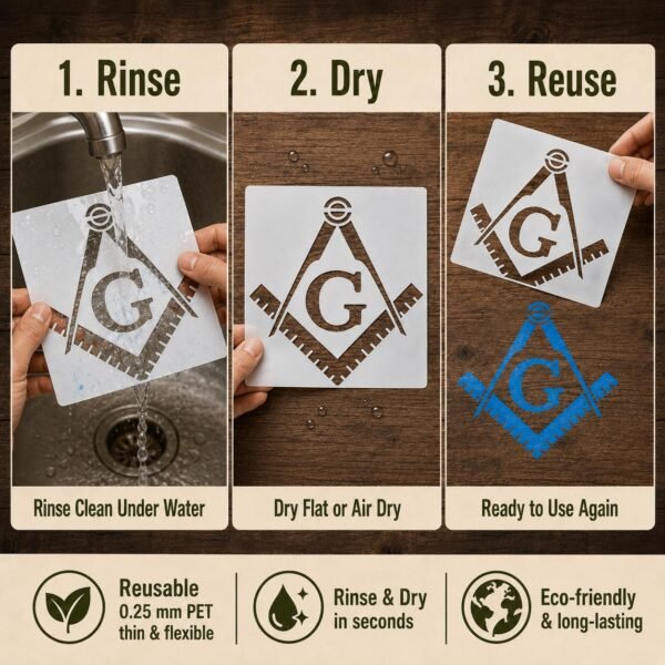 Masonic Stencil 6