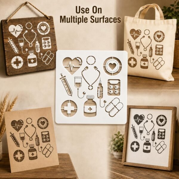 Medical Symbols Stencil 5