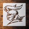 Medieval Knight Stencil