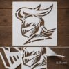 Medieval Knight Stencil 8