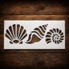 Mermaid Shell Stencil
