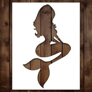 Mermaid Stencil