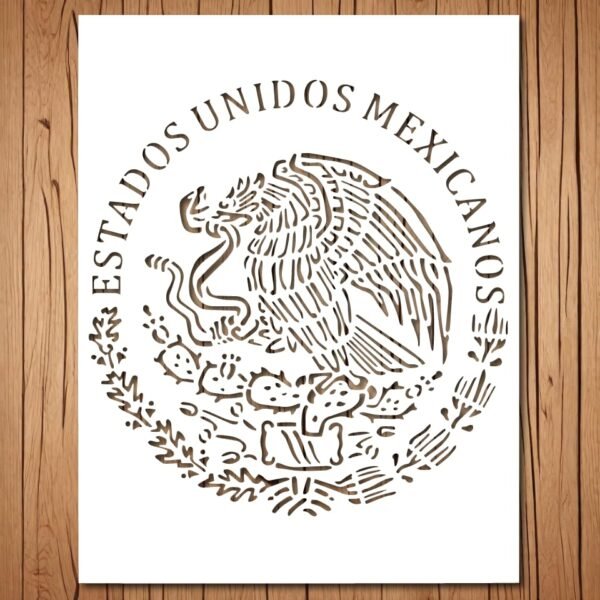 Mexican Flag Stencil
