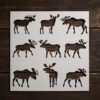 Moose Stencil