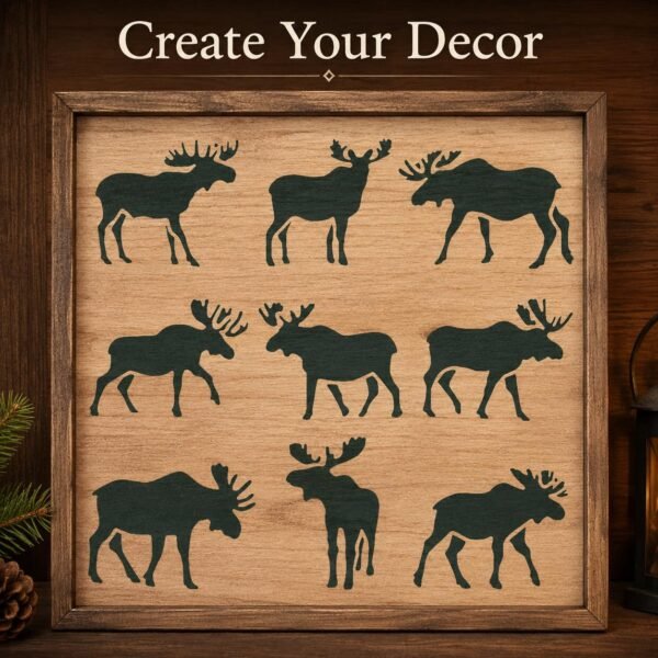 Moose Stencil 7