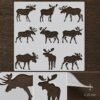 Moose Stencil 8